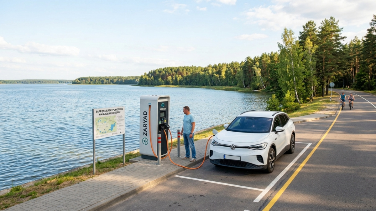 Де зарядити електромобіль під час відпочинку на Світязі?